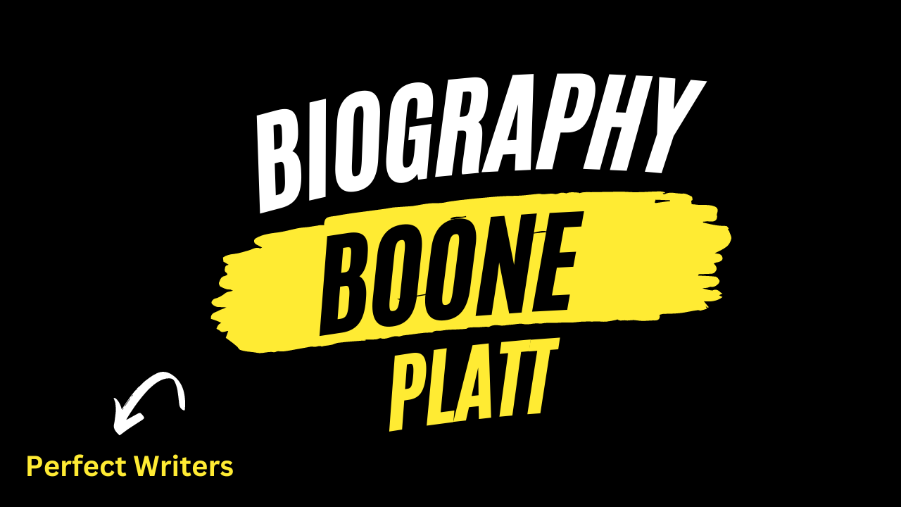 Boone Platt Net Worth [Updated 2024], Spouse, Age, Height, Weight, Bio